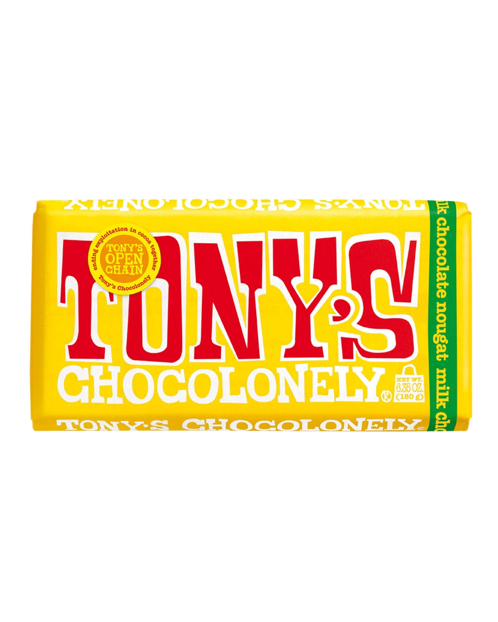 Tonys Chocolonely Milk Chocolate, Honey Almond - 6.35 oz