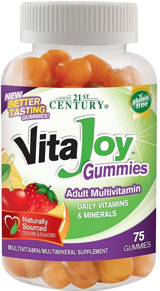 21ST Century Vitajoy Multi Gummies - Orange, Cherry and Strawberry, 75ct