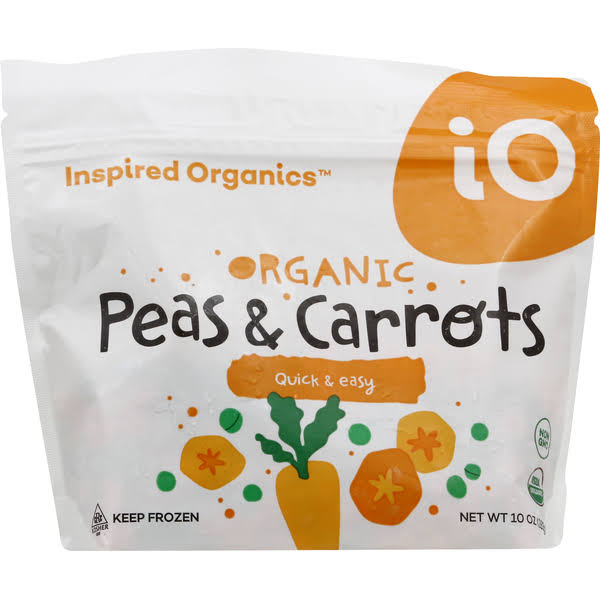 Inspired Organics Peas & Carrots, Organic - 10 oz