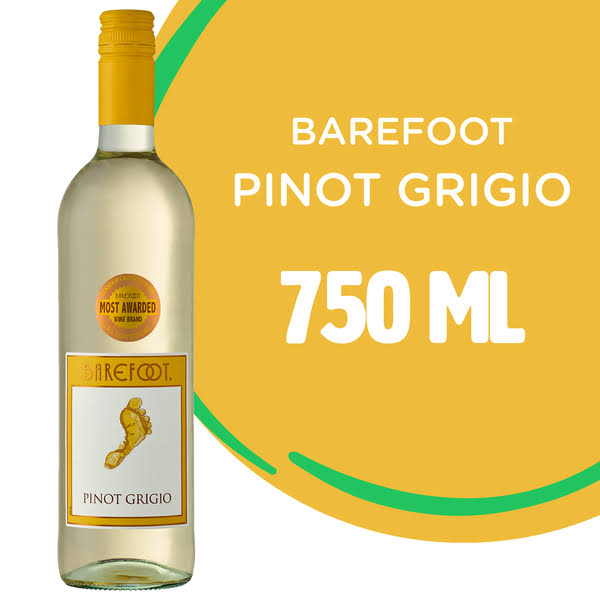 Barefoot Pinot Grigio, American - 750 ml