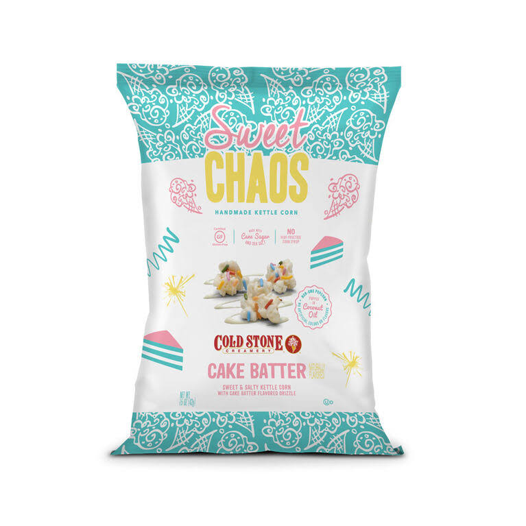Sweet Chaos Sweet & Salty Kettle Corn with Cake Batter Flavored Drizzle