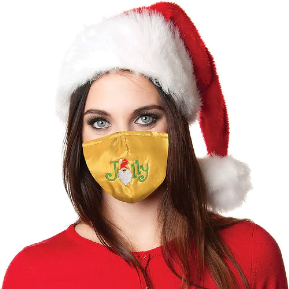 Snoozies Christmas Festive Reusable Face Covering Mask w/ 4 Filters