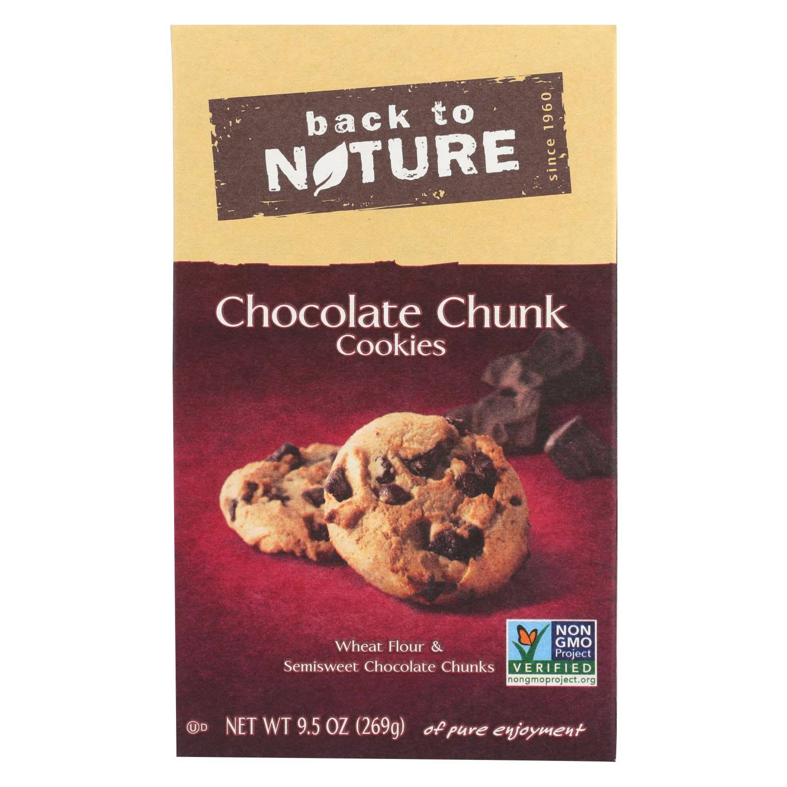 Back to Nature Chocolate Chunk Cookies - 9.5oz