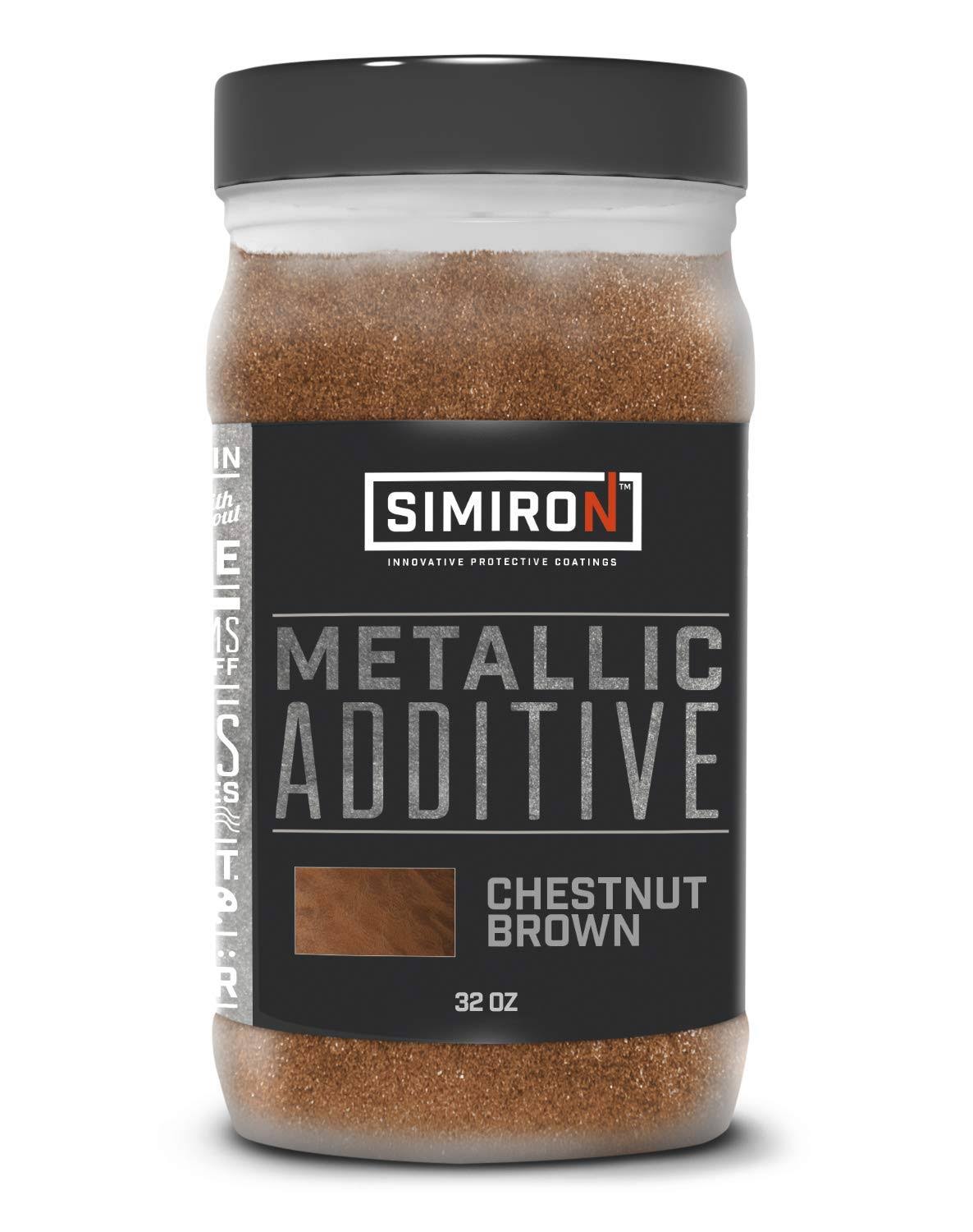 SIMIRON 32 oz. Chestnut Brown Metallic Paint and Epoxy Additive for 3 gal. Mix 40003319