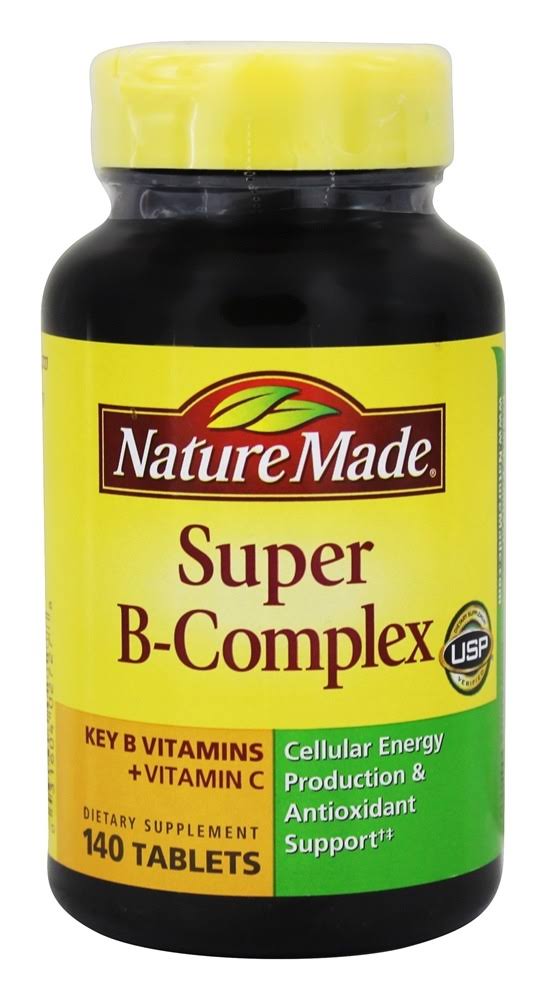 Nature Made Super B - Complex Dietary Supplement - 140 Tablets