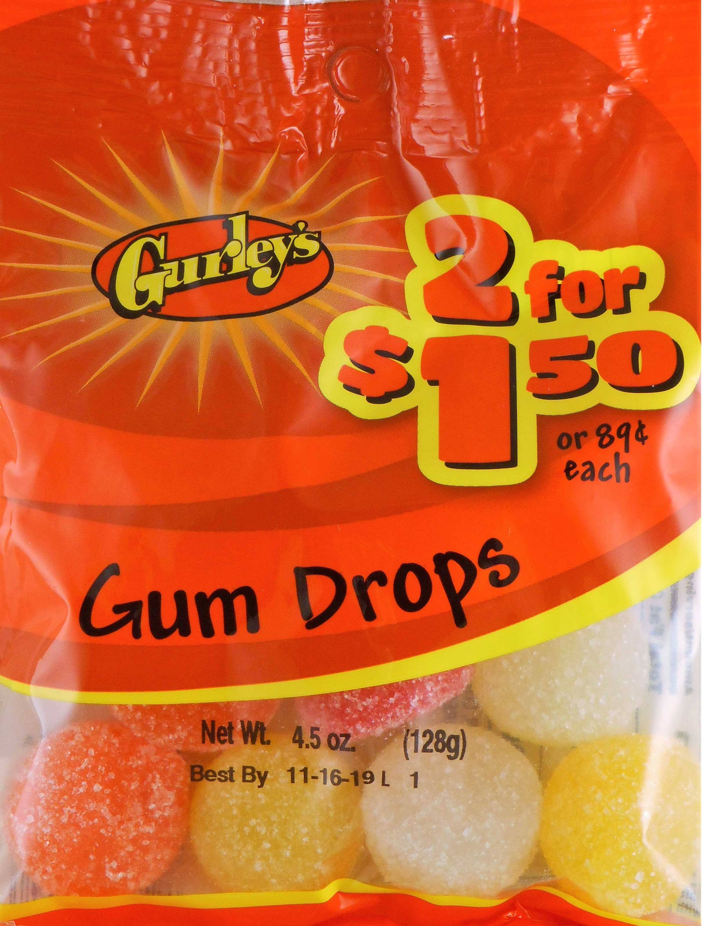 2 for 1.50 Gum Drop, 4.5 Ounce -- 12 per CASE.