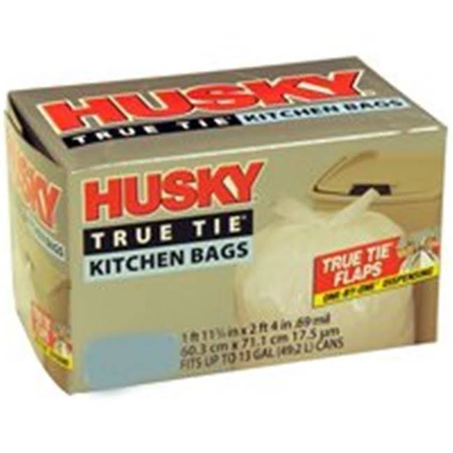Husky True Tie Kitchen Bags - 80x49.2l