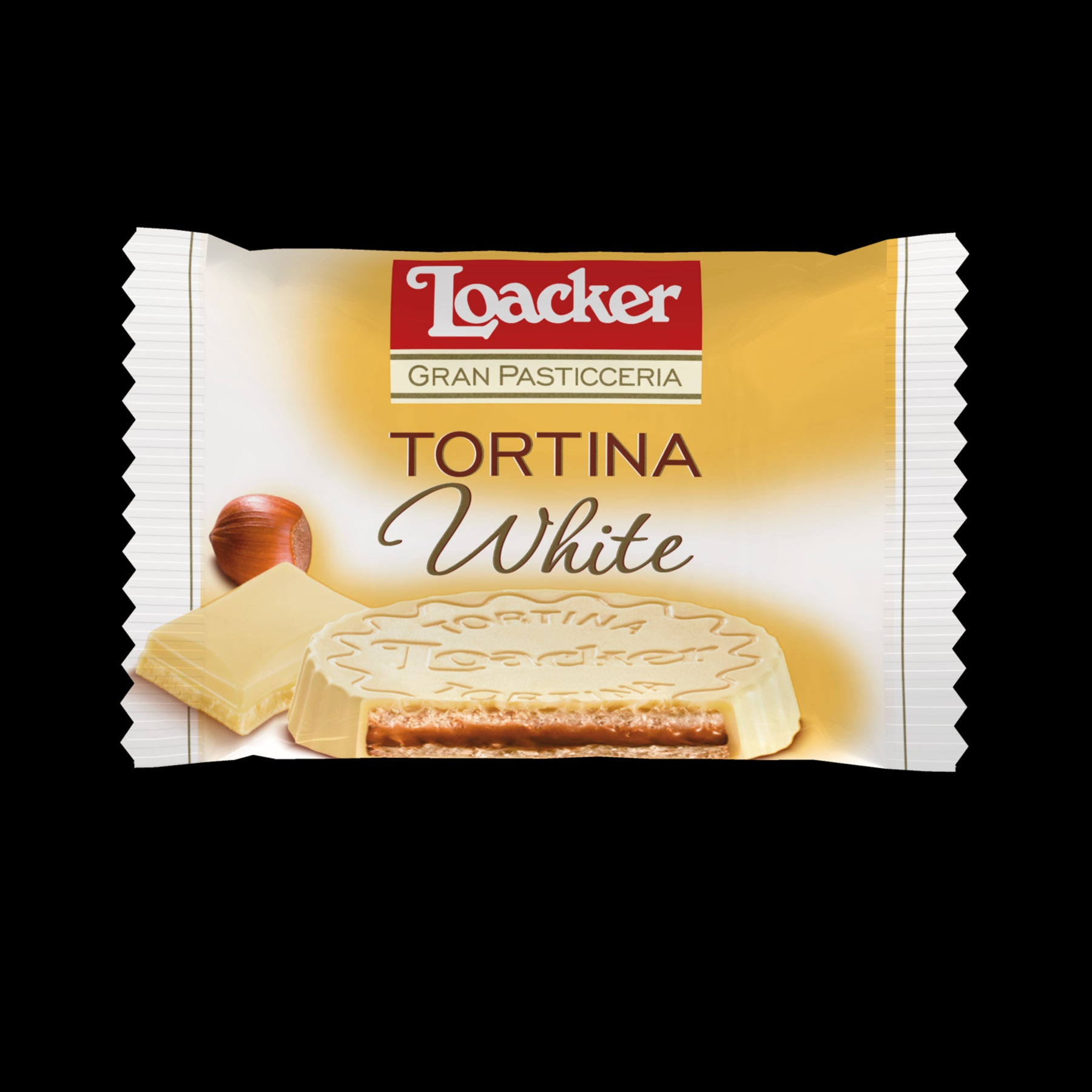 Loacker Tortina White with Italian Hazelnuts 21g