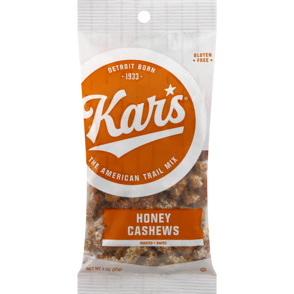 Kars Cashews, Honey, Roasted, Salted - 3 oz