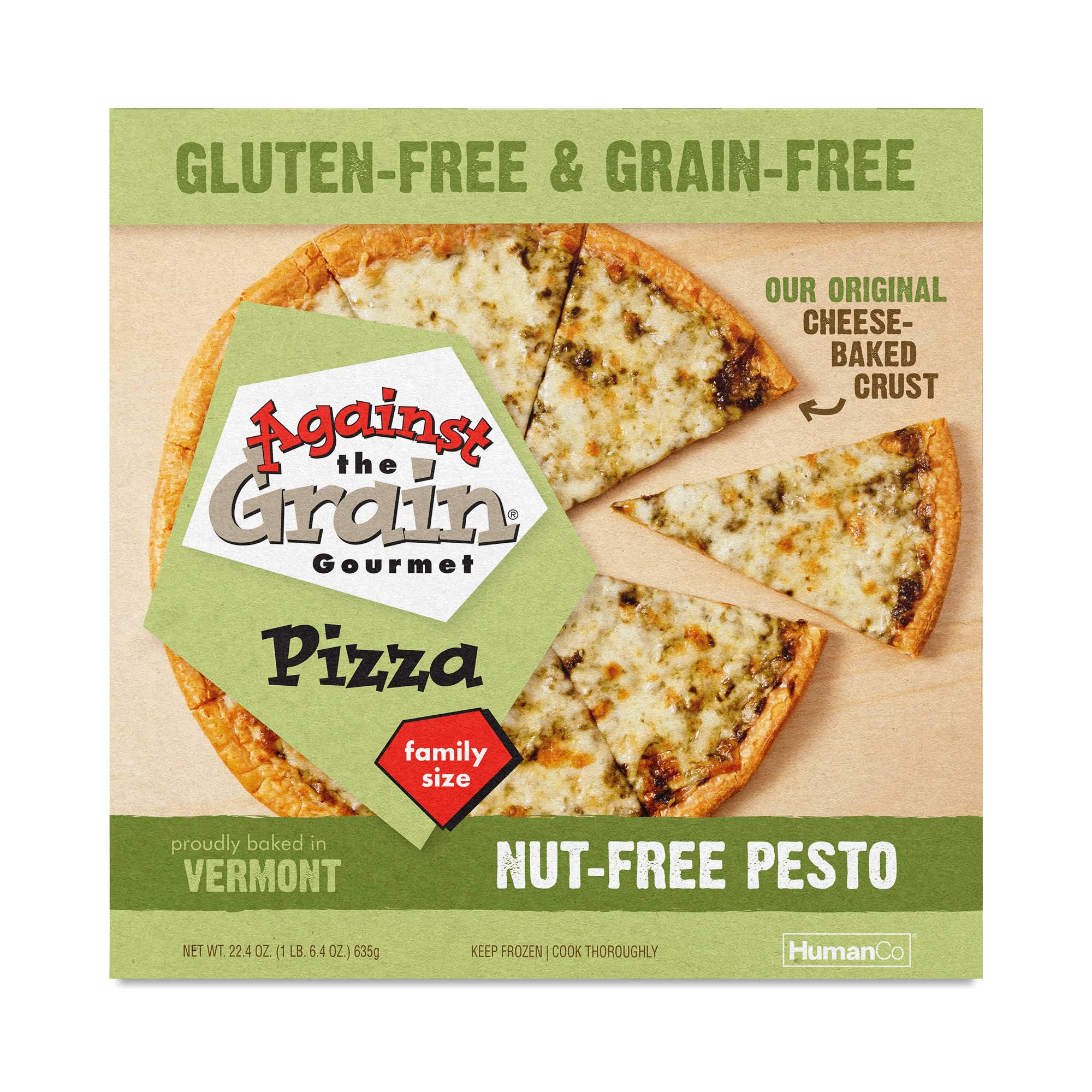 Against The Grain Gourmet Nut Free Pesto Pizza 22.4 oz