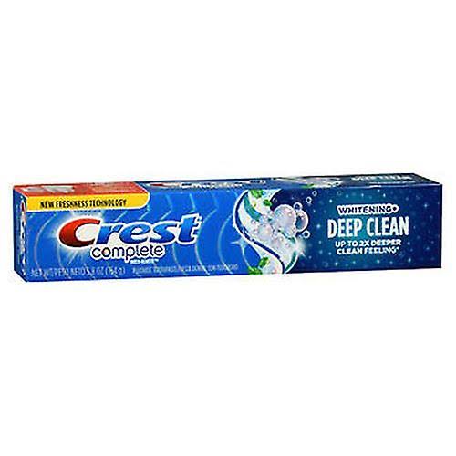 Crest Deep Clean Complete Whitening Toothpaste Effervescent Mint