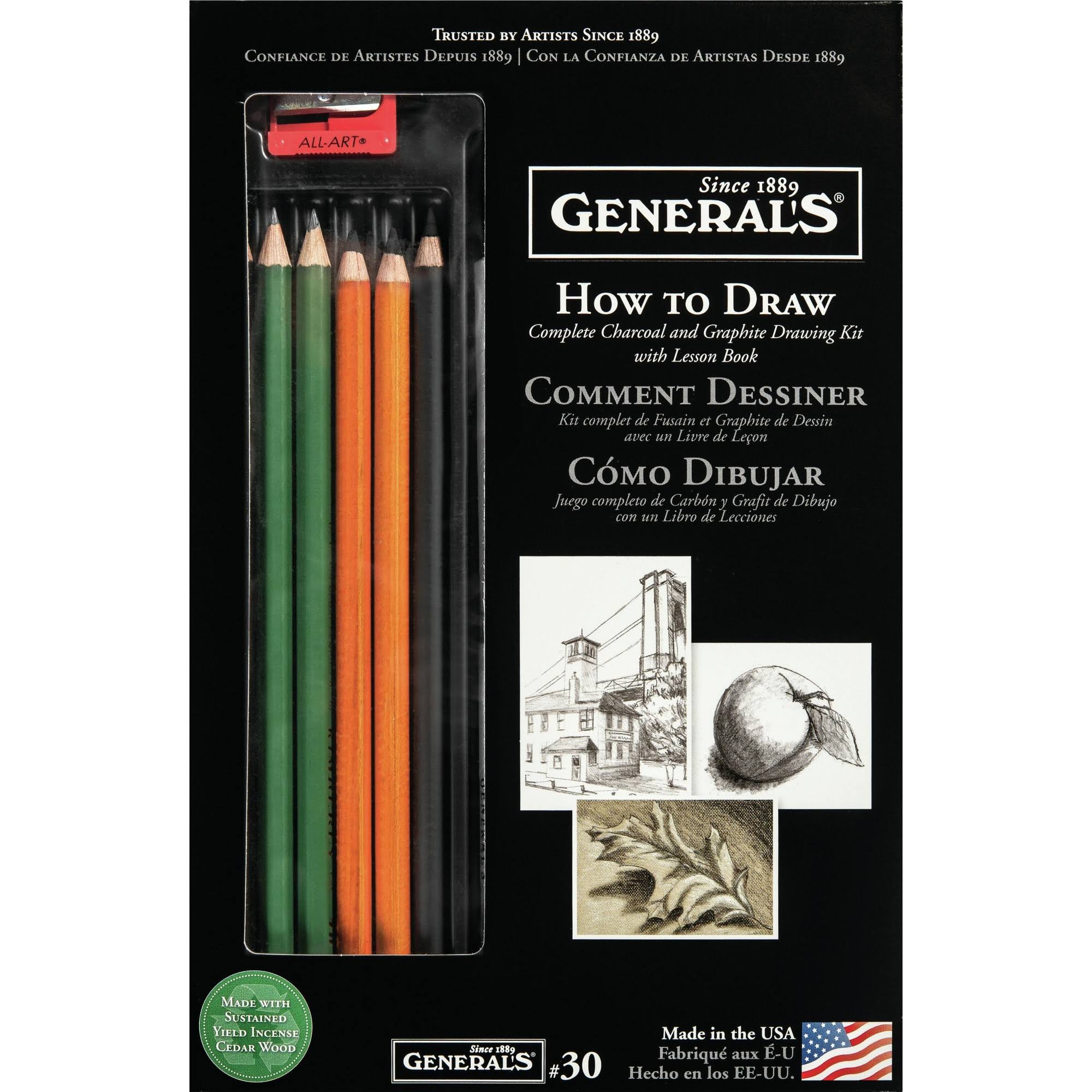 General's Learn to Draw Now Drawing Kit
