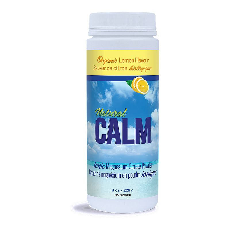 Natural Calm Magnesium Citrate - Lemon, 8oz