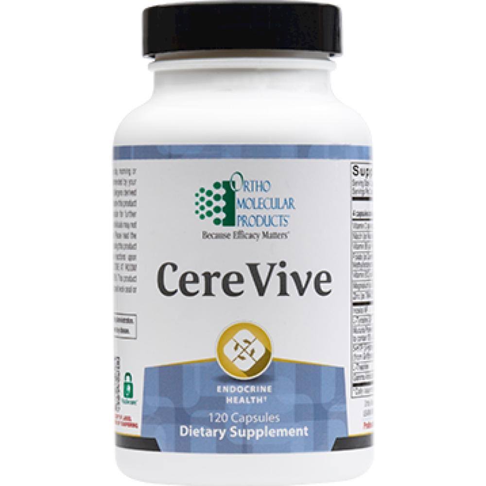 Ortho Molecular Products, CereVive, Endocrine Health, 120 Capsules