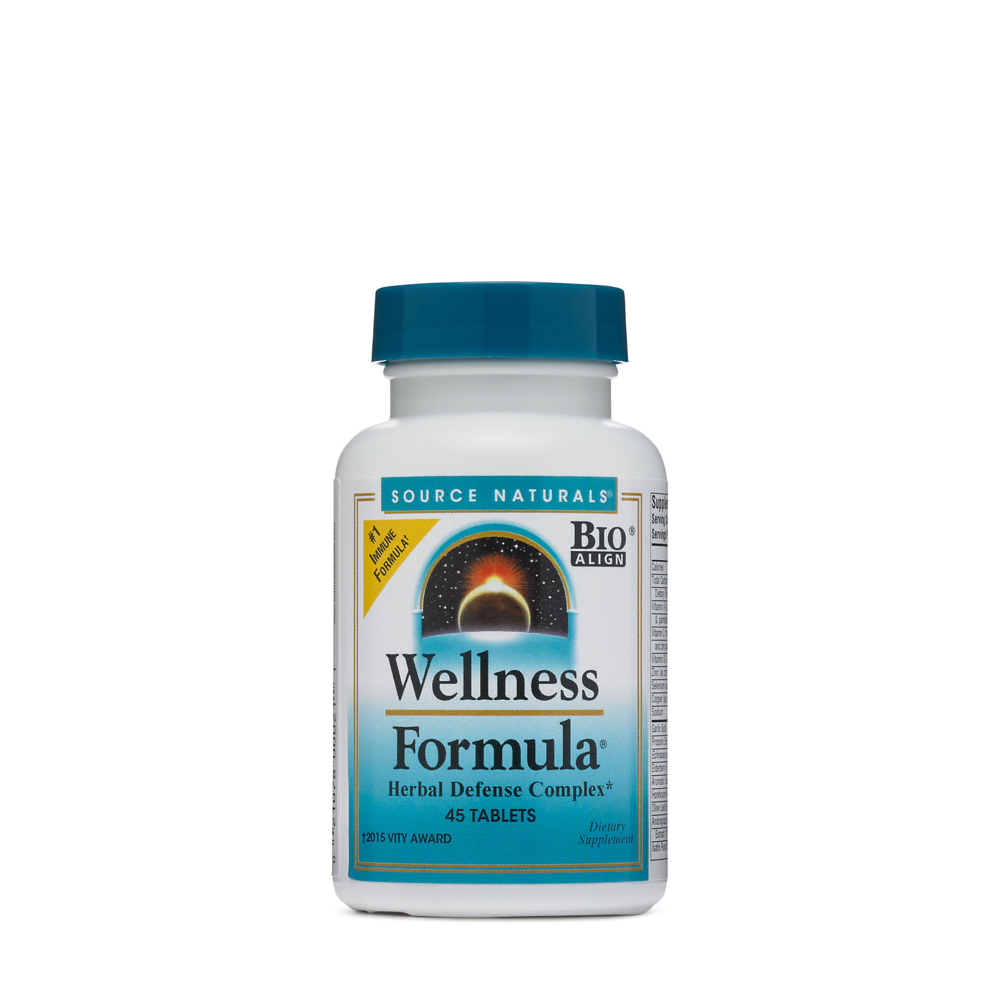 Source Naturals Wellness Formula, Herbal Defense Complex - 45 tablets
