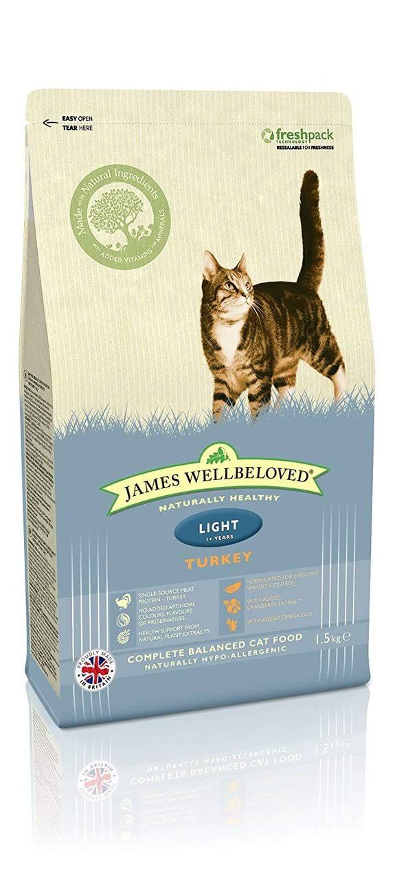 James Wellbeloved Cat Food - Light Turkey, 1.5kg