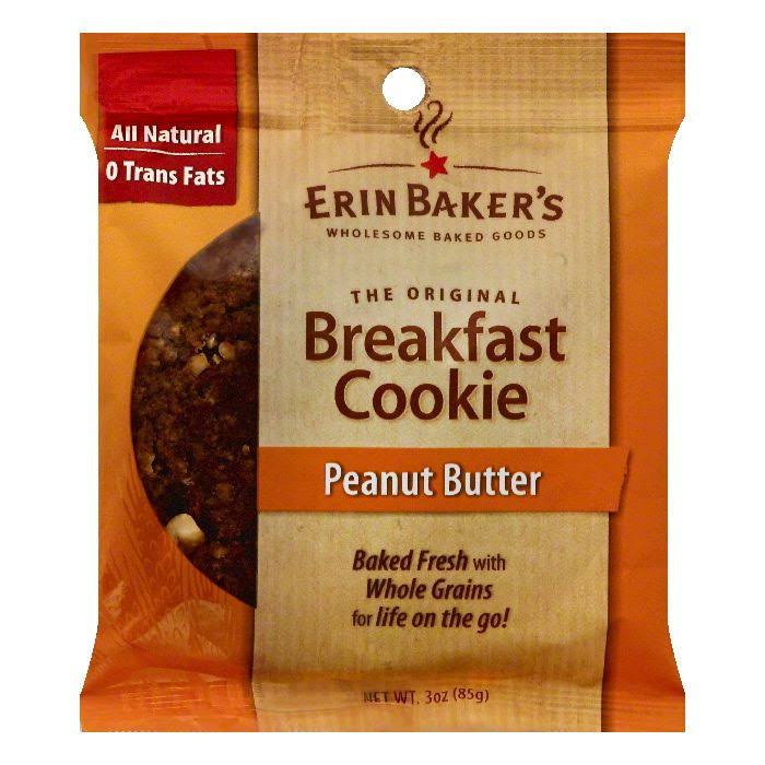 Erin Baker's Breakfast Cookies Peanut Butter - 3oz