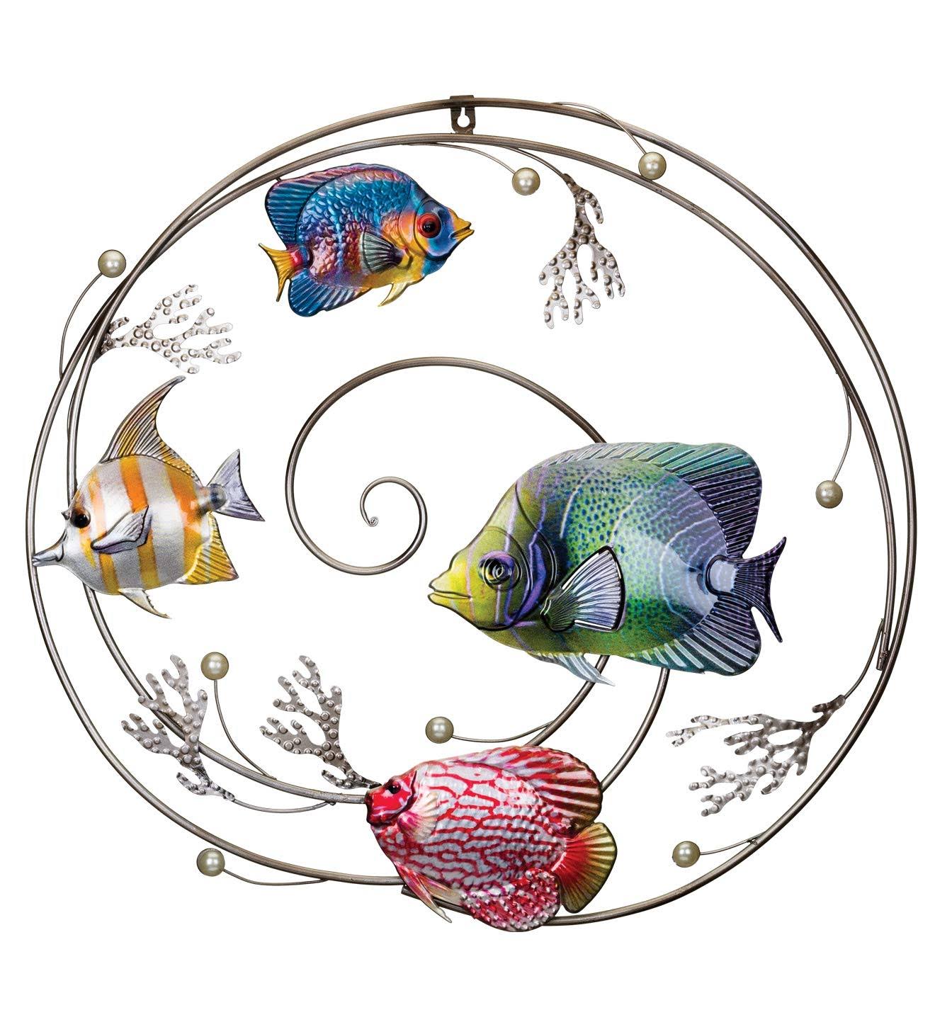 Regal Art & Gift Luster Wall Decor Circle Fish