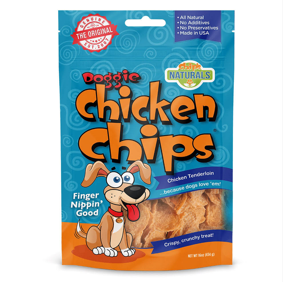 Doggies Chicken Chips Dog Treats Chicken 15oz
