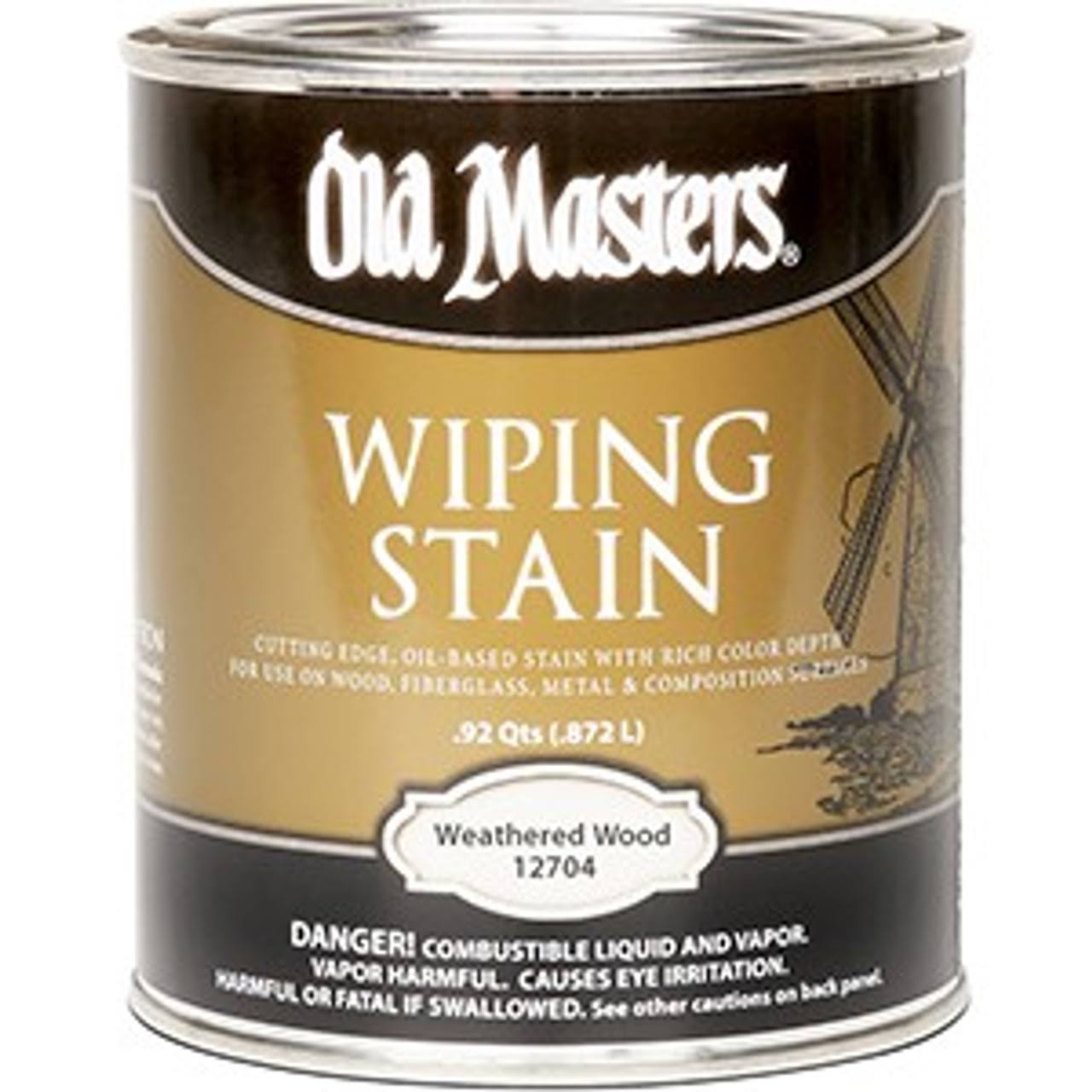 Old Masters Wiping Stain - Weathered Wood