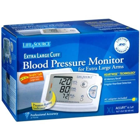 LifeSource Pro Blood Pressure Monitor with X-Large Cuff