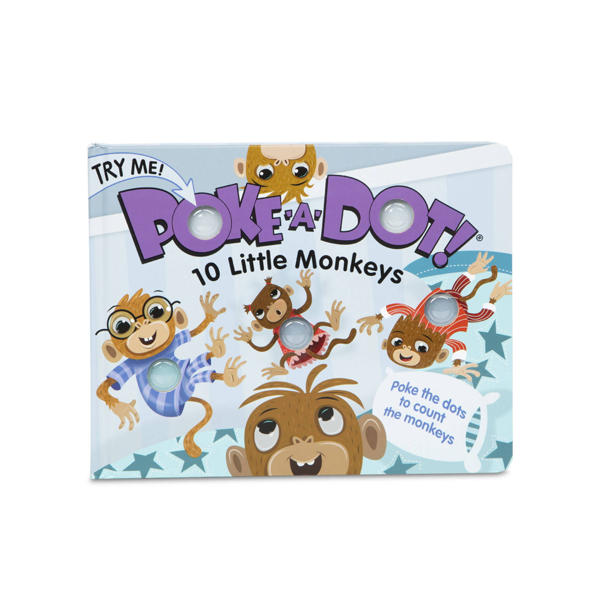 Poke-A-Dot: 10 Little Monkeys, Melissa & Doug, New Book