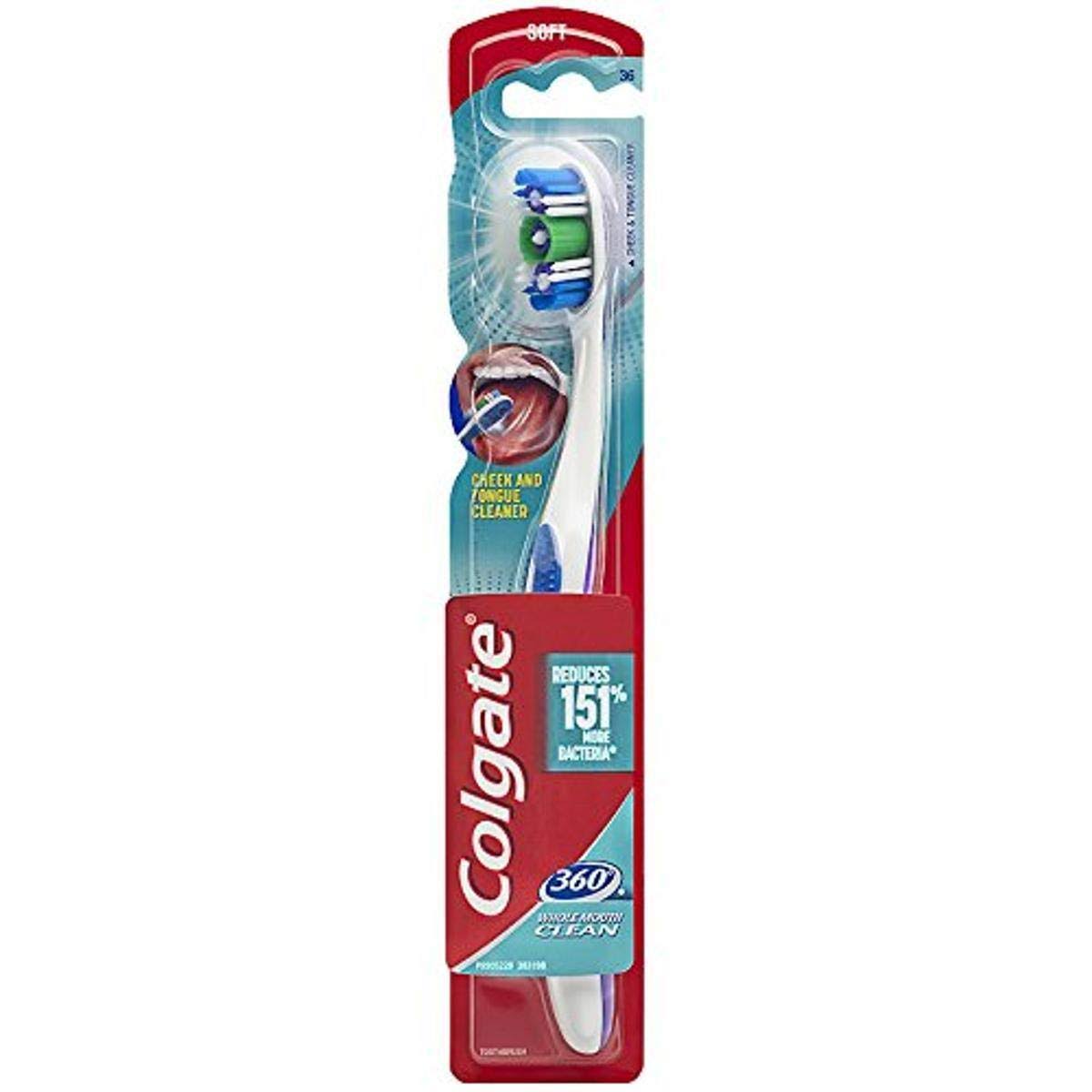 Colgate 360 Whole Mouth Clean Toothbrush - Soft