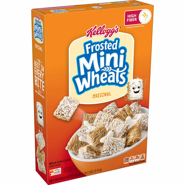 Kellogg's Original Frosted Mini-Wheats Breakfast Cereal, 18 oz