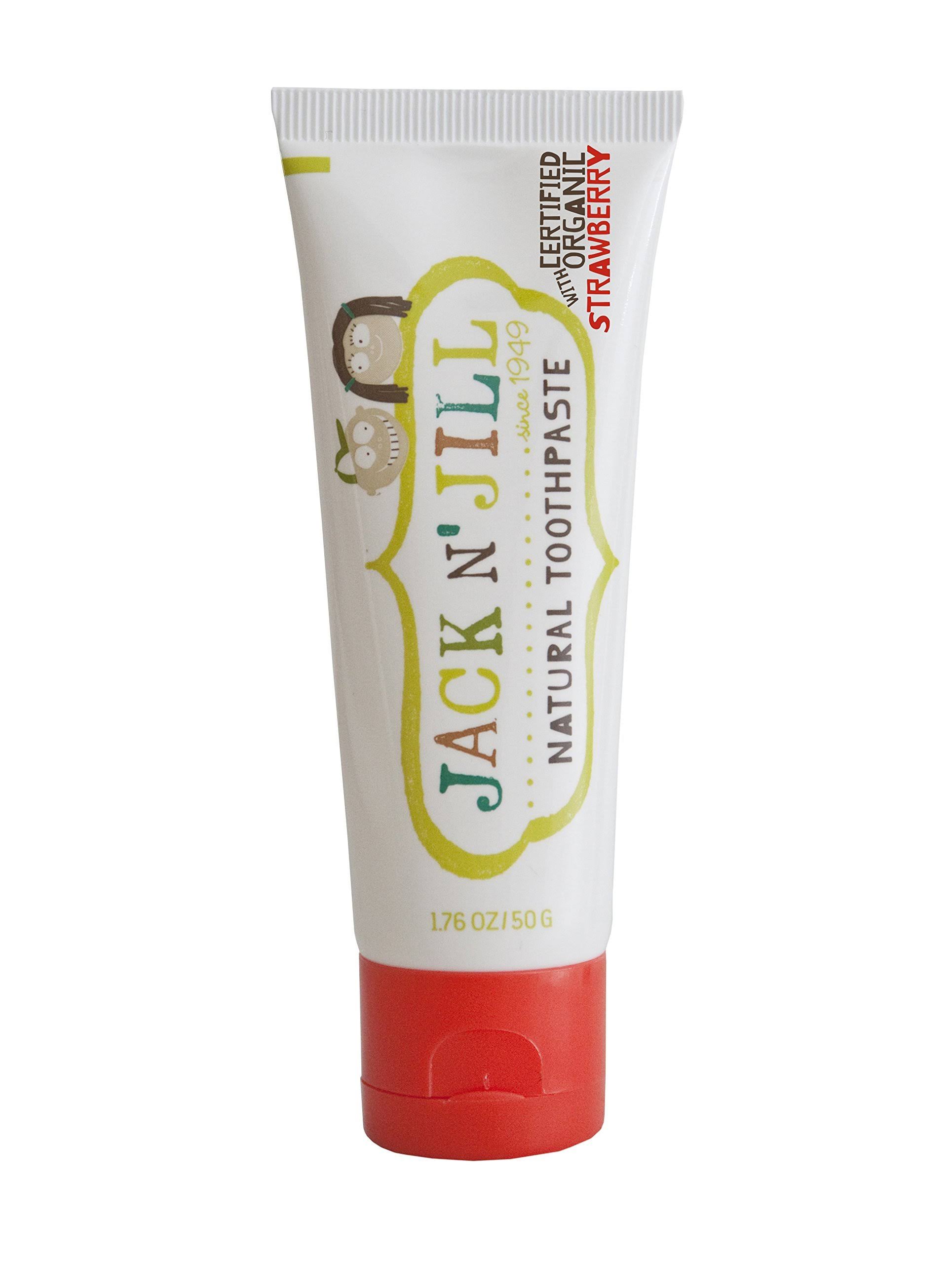 Jack N Jill Certified Organic Strawberry Natural Toothpaste - 50g