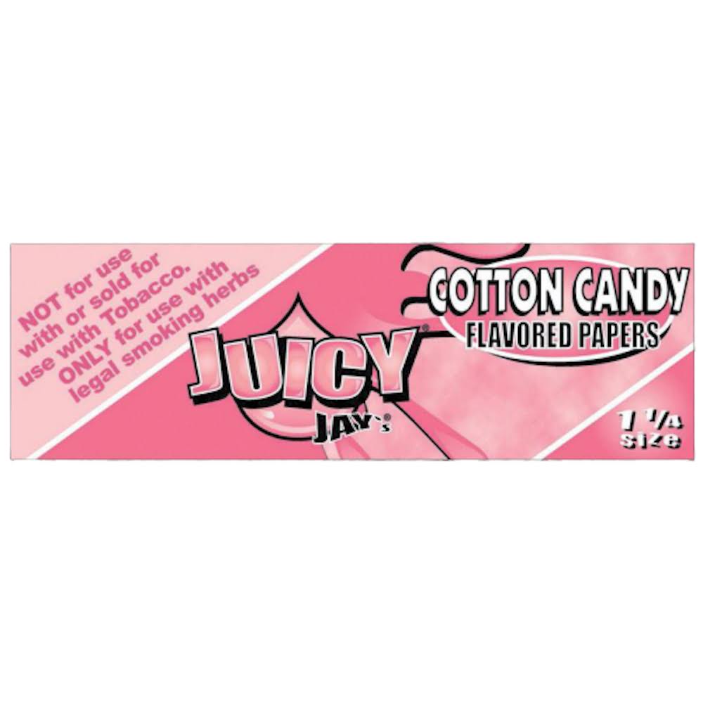 Juicy Jays Rolling Paper - Cotton Candy , 1-1/4 Size