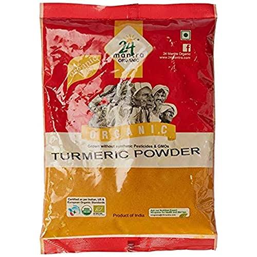24 Mantara Organic Powder, Turmeric, 1 Pound