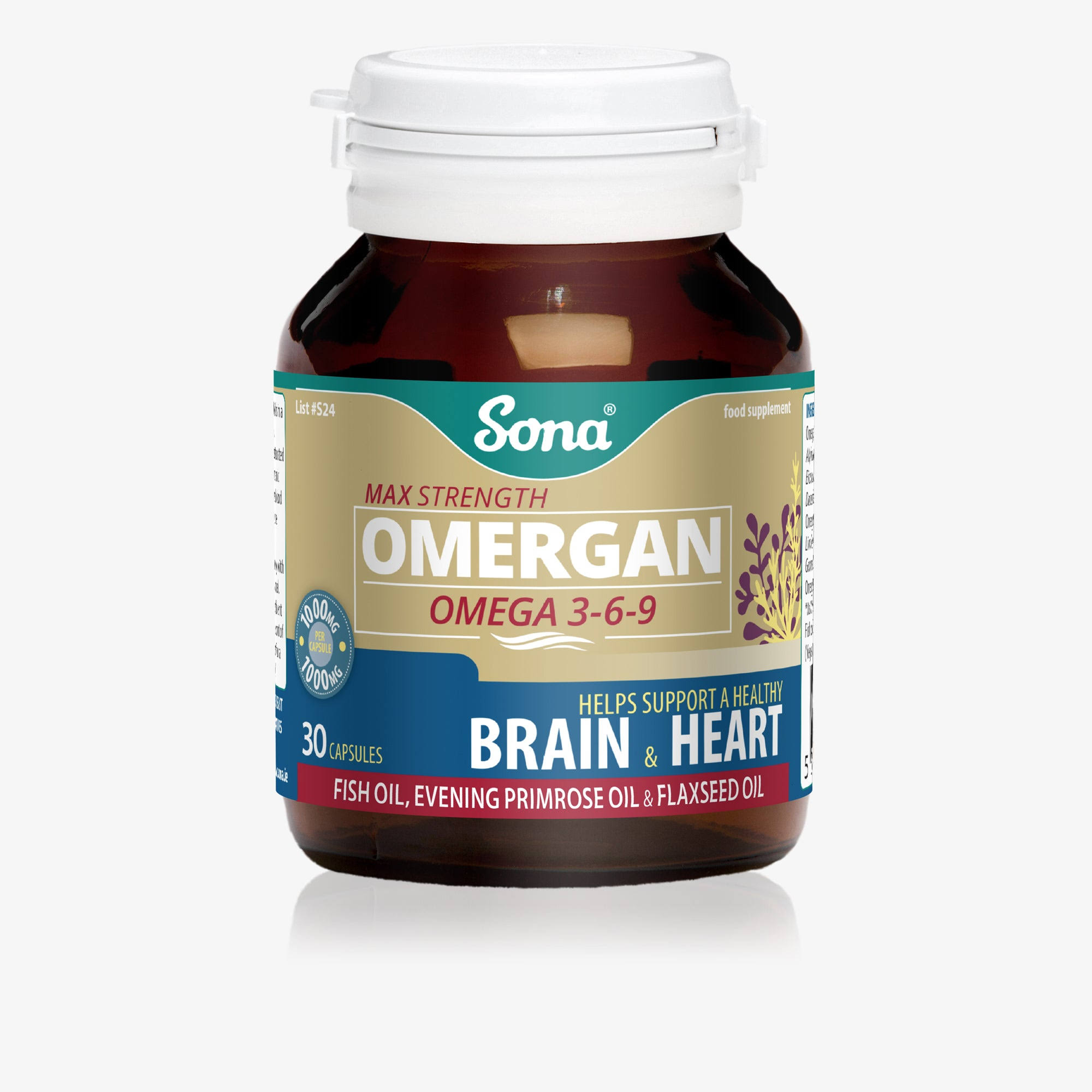 Sona Omergan Omega 3-6-9 30 Caps by dpharmacy