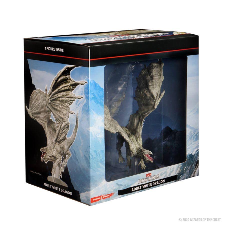 Wizkids D&D ICONS OF THE REALMS ADULT White DRAGON PREMIUM