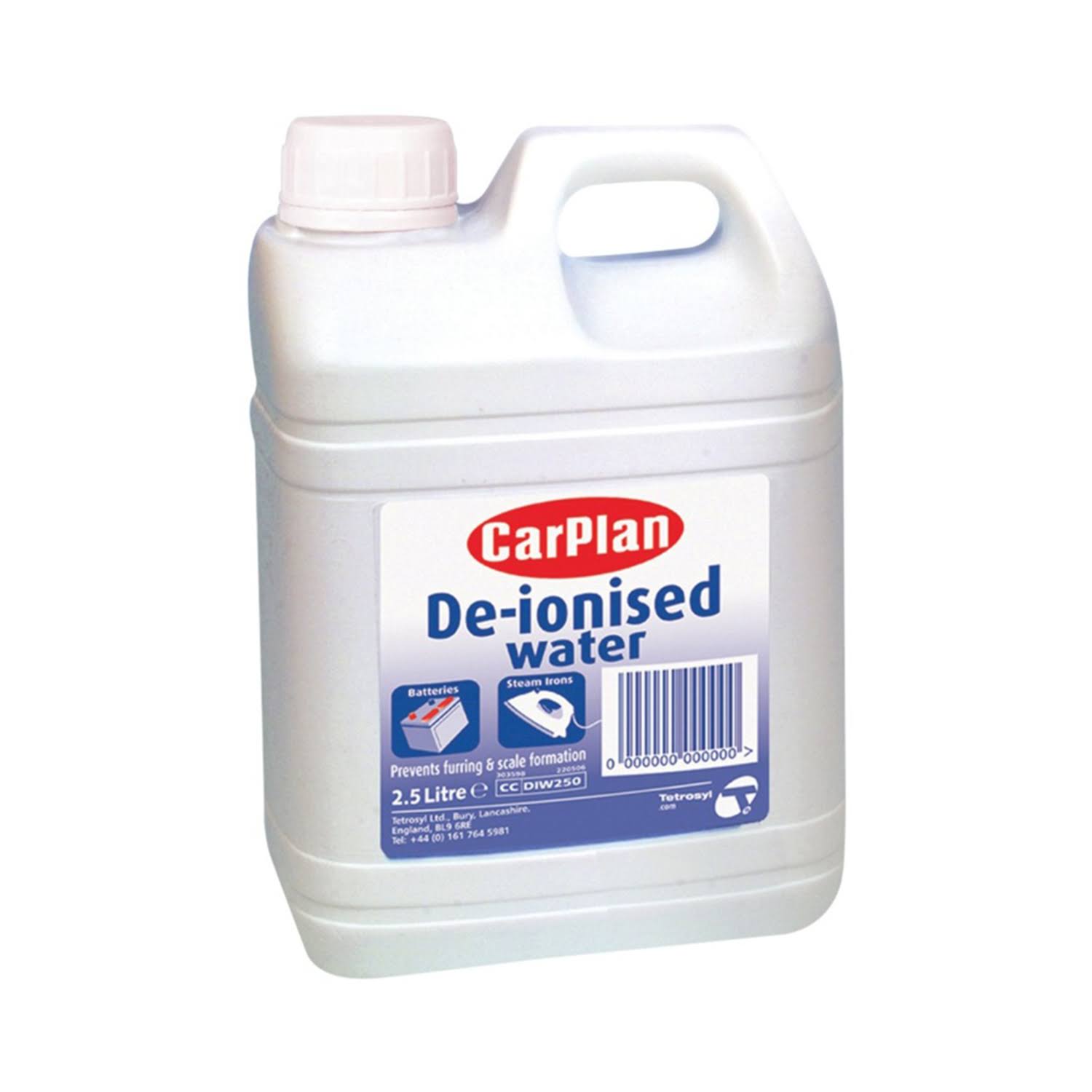 CarPlan De-Ionised Water - 2.5L