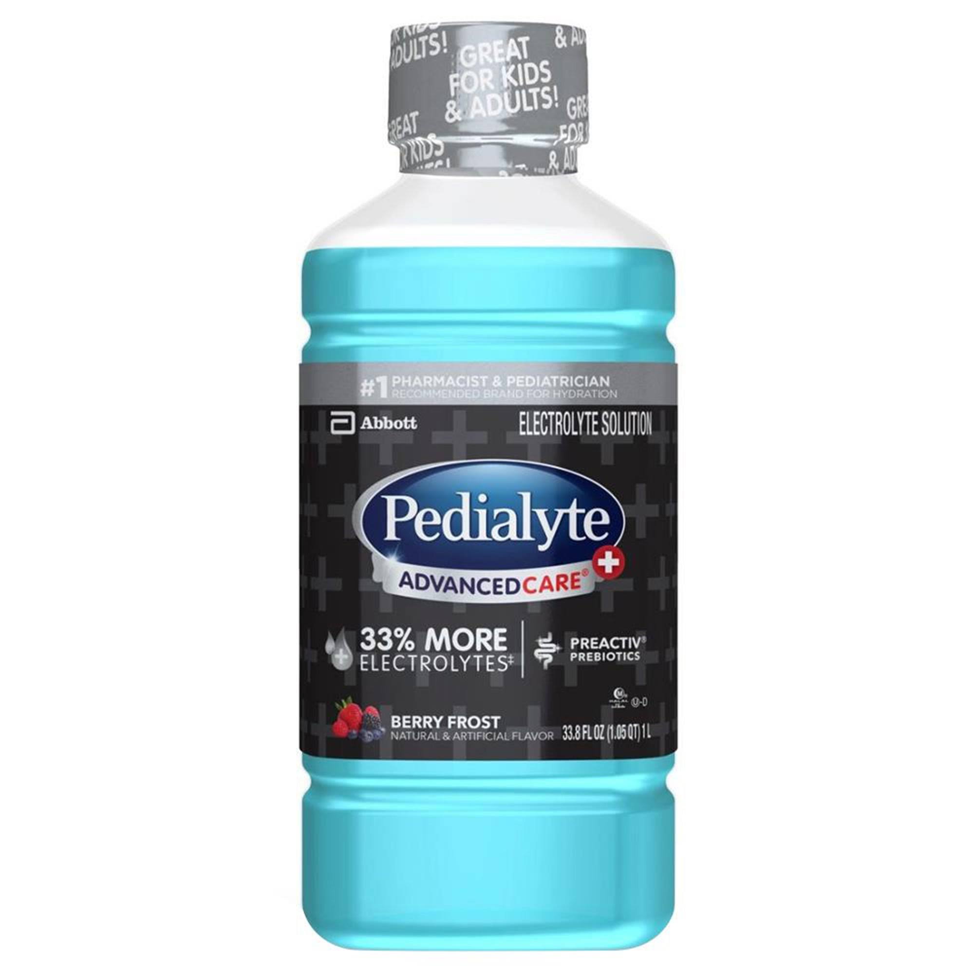 Pedialyte AdvancedCare Plus Electrolyte Solution with PreActiv Prebiotics Electrolyte Drink - Berry Frost, 35oz
