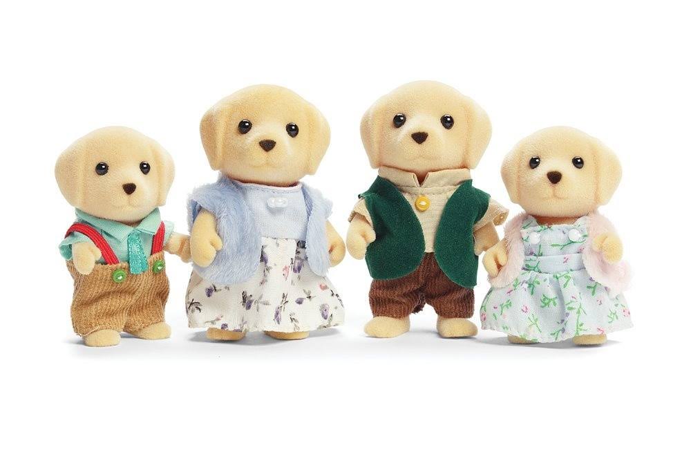 Calico Critters Yellow Lab Family