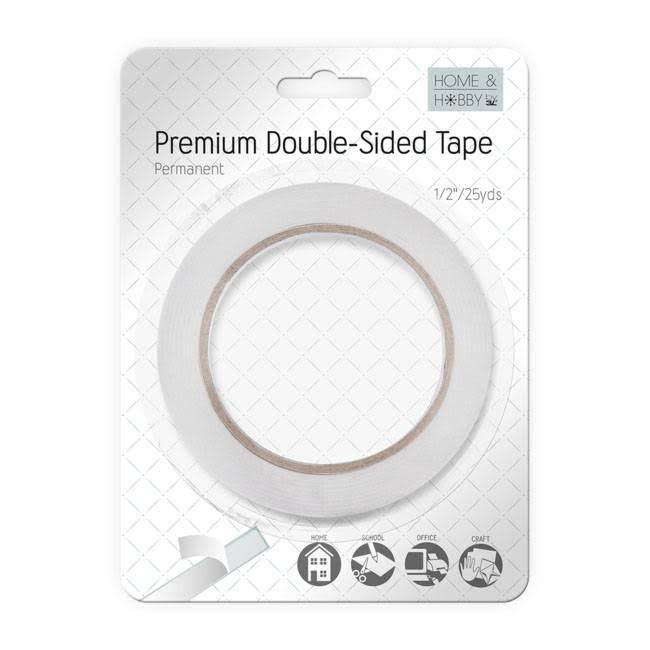 3L Premium Double Sided Tape Permanent 12mm x 20m Acid Free Craft DIY