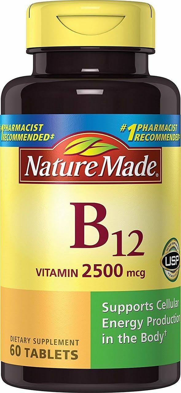 Nature Made Vitamin B-12 2500 mcg