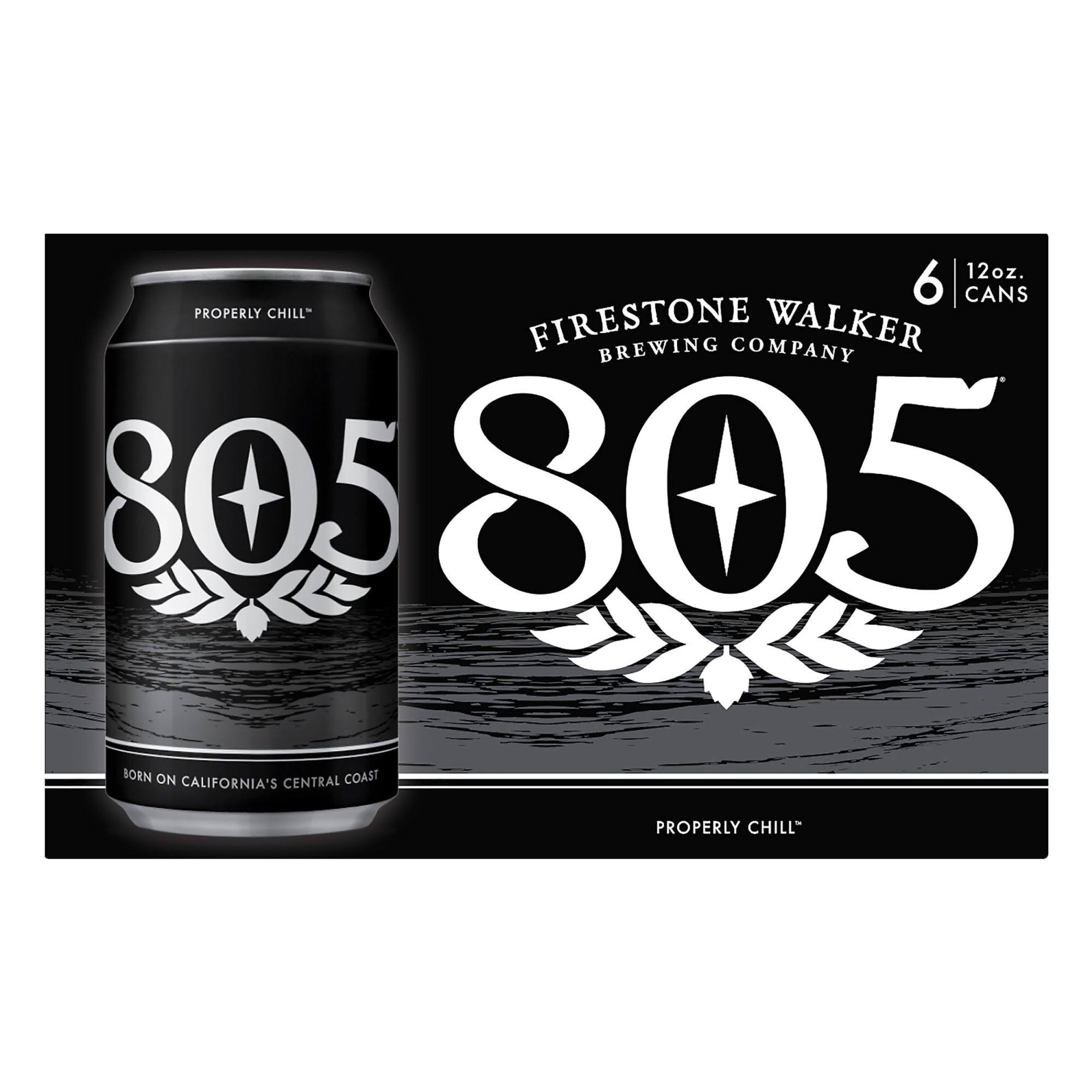 Firestone Walker Beer, 805, 6 Pack - 6 pack, 12 oz cans
