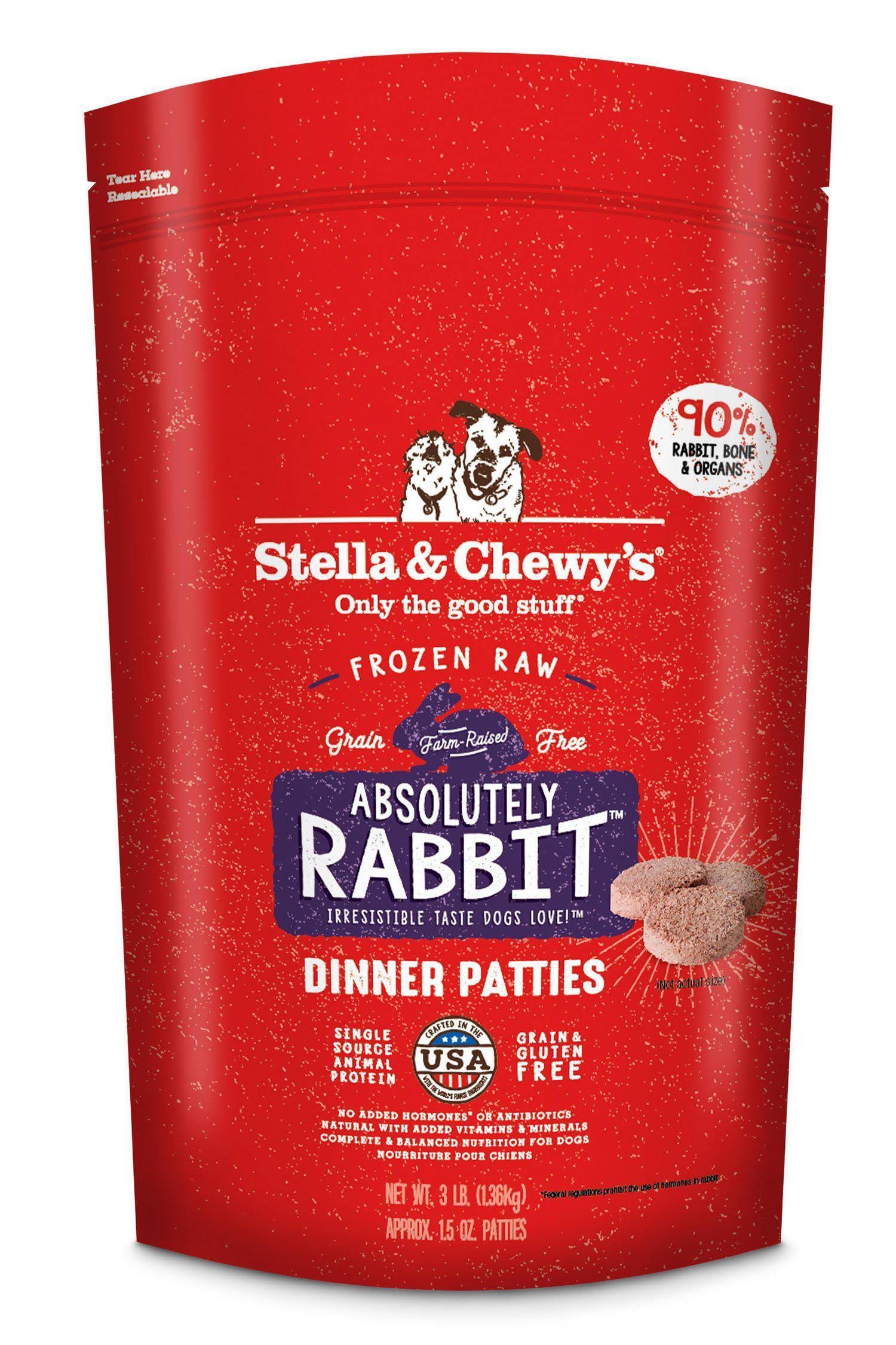Stella & Chewy's Freeze Dried Dog Food - Rabbit, 1.36kg