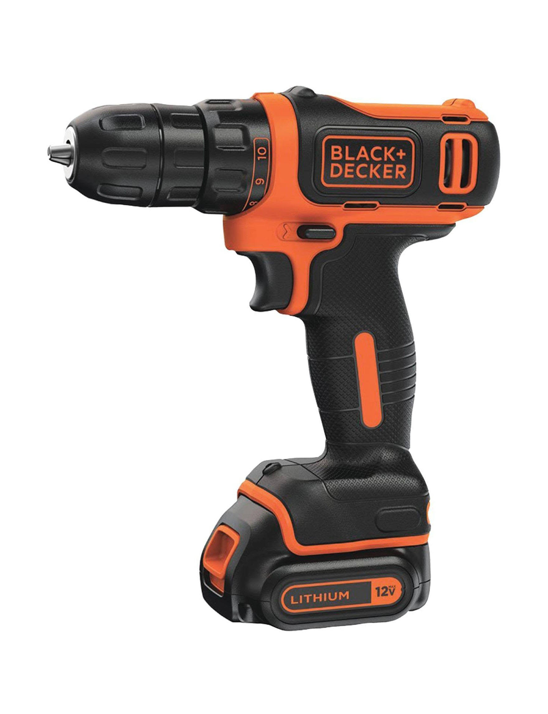 Black and Decker Cordless Lithium Drill and Driver - 12V