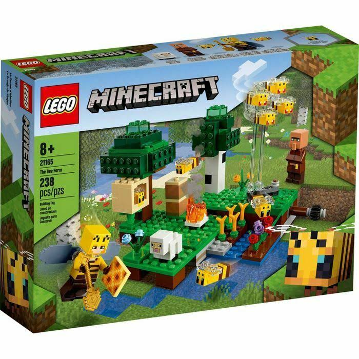 Lego 21165 Minecraft The Bee Farm Building Toy New with Sealed Box