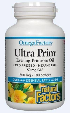 Natural Factors Ultra Prim 500 mg, 180 Count