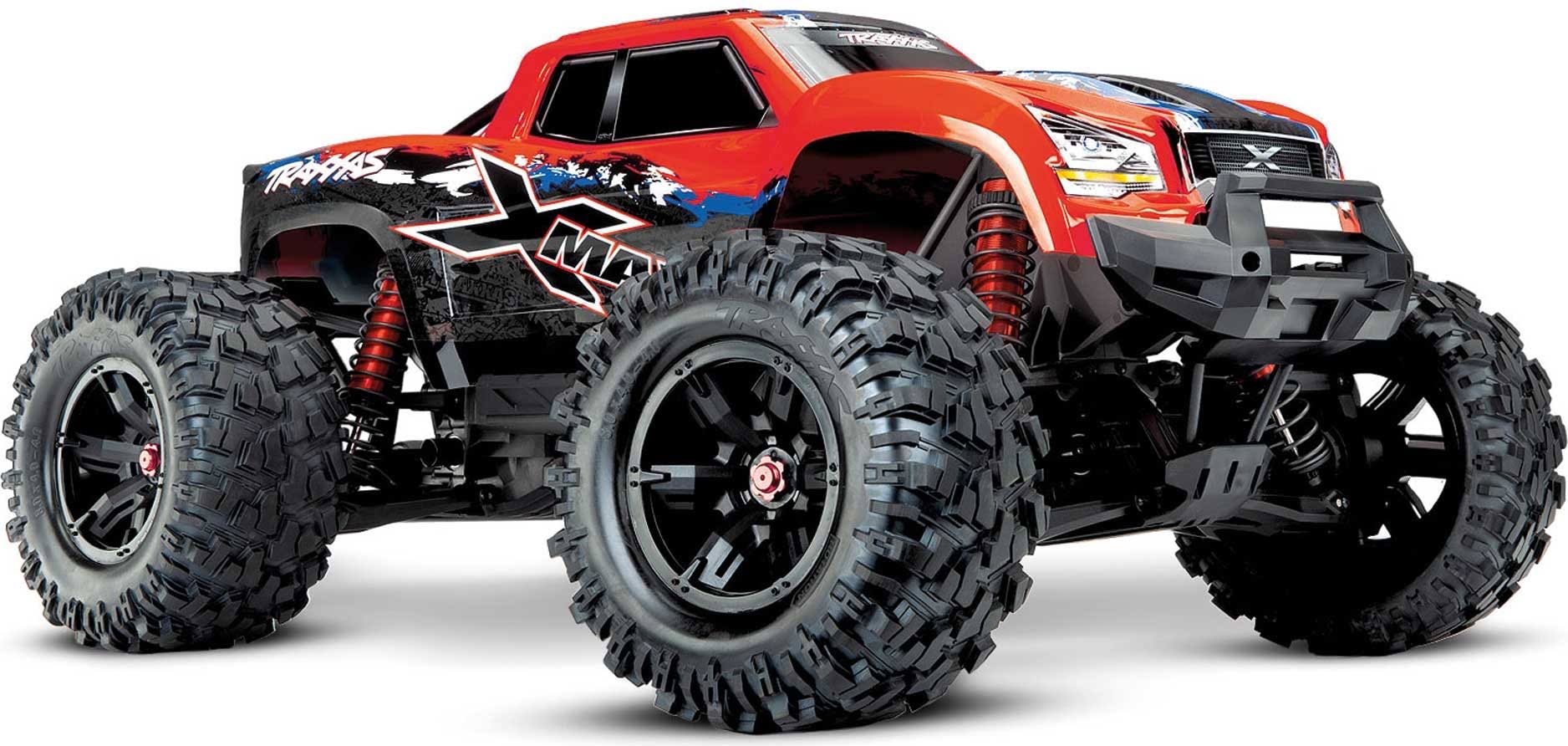 Traxxas 770864redx X-Maxx 8S 4WD Red Monster Truck