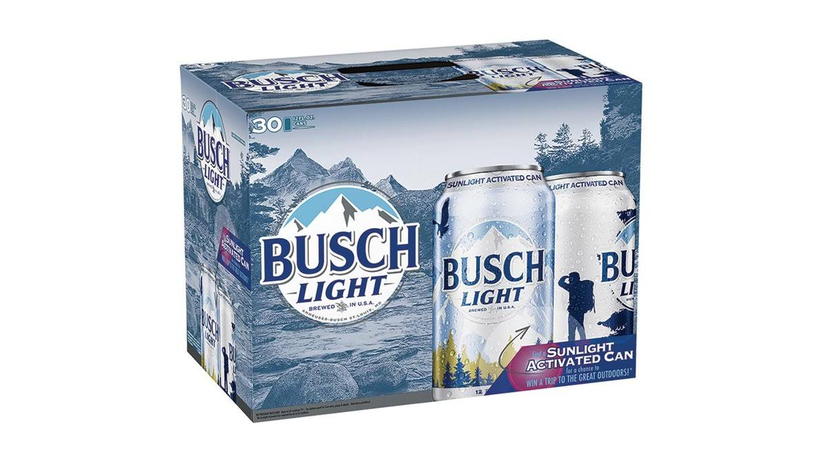 Busch Light Beer - 30 Cans