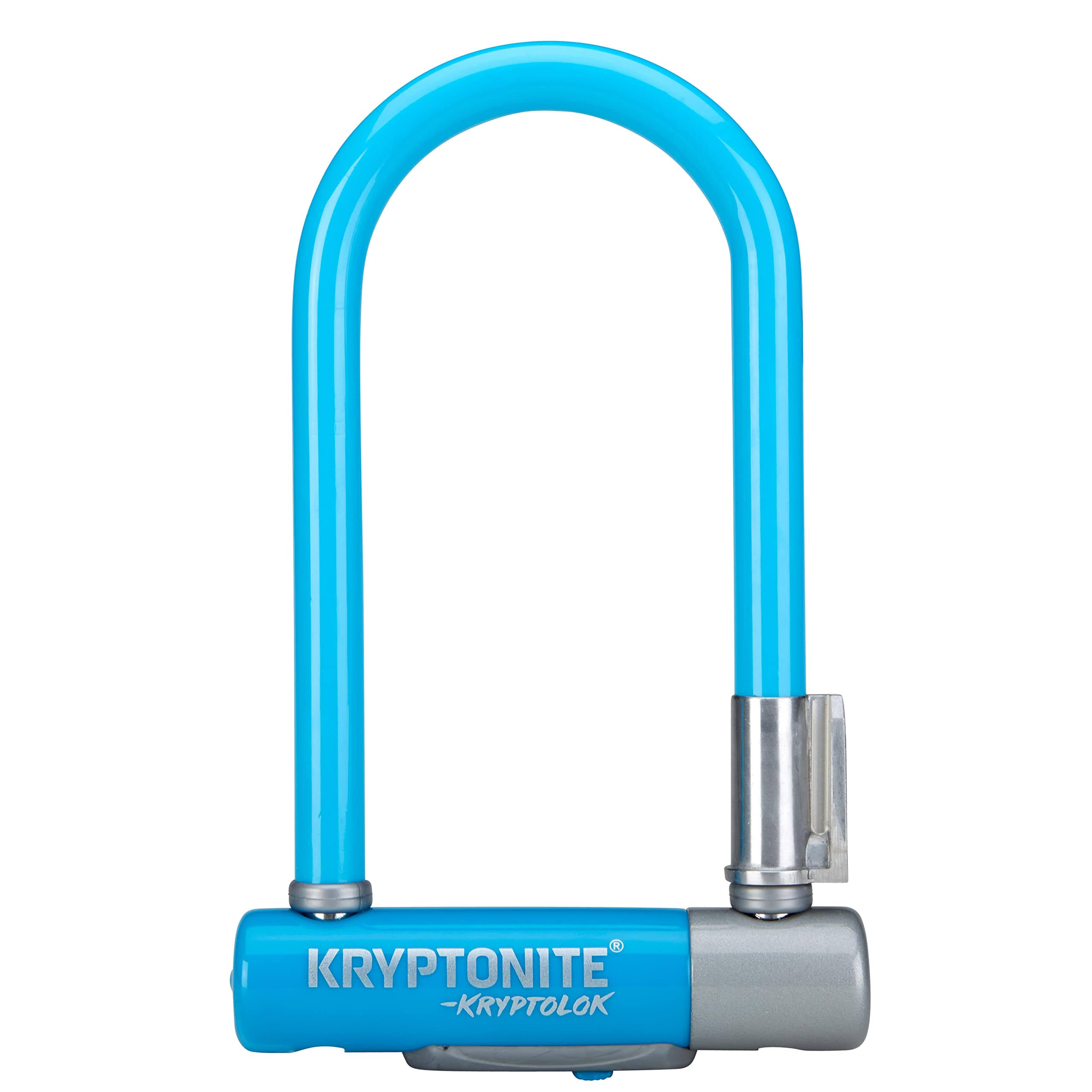 Kryptonite Kryptolok Mini 7 U Lock - Blue, 8.2cm x 17cm