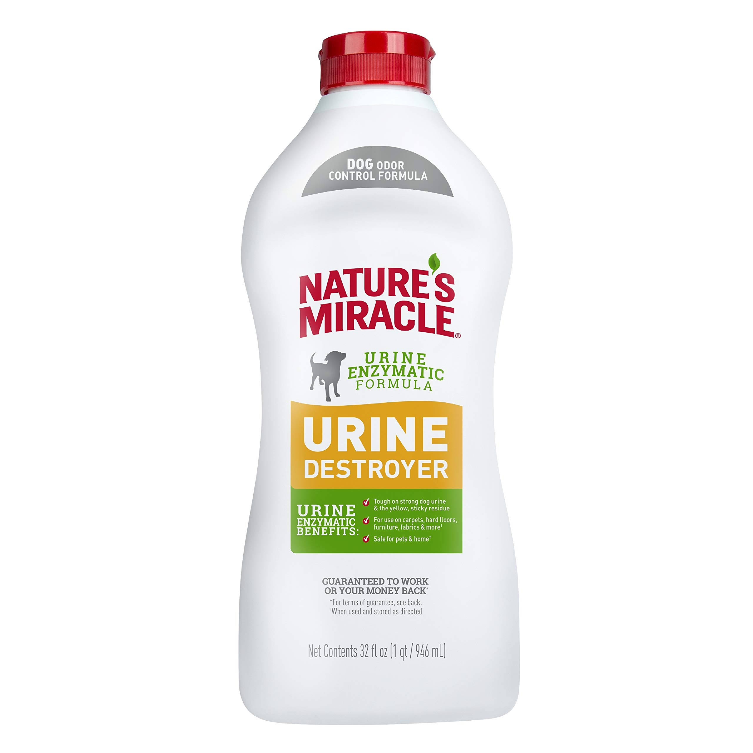 Natures Miracle Urine Destroyer Dog 32 Ounces, Enzymatic Formula, Pour