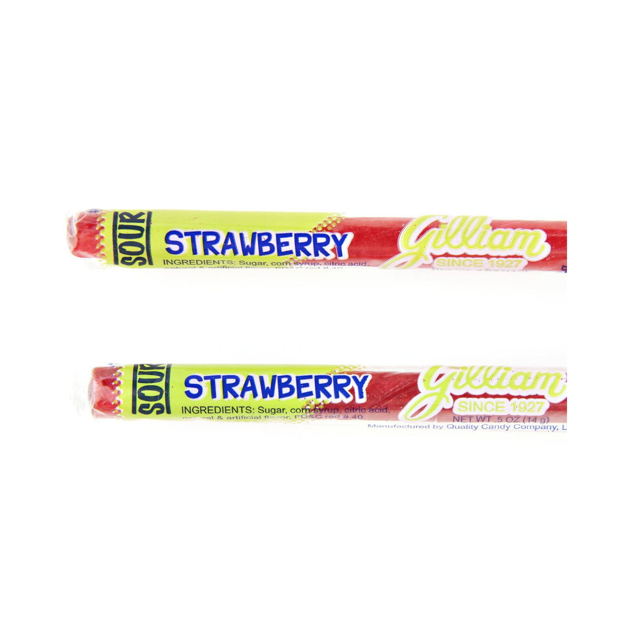 Gilliam Old Fashioned Candy Sticks Sour Strawberry 80ct Box