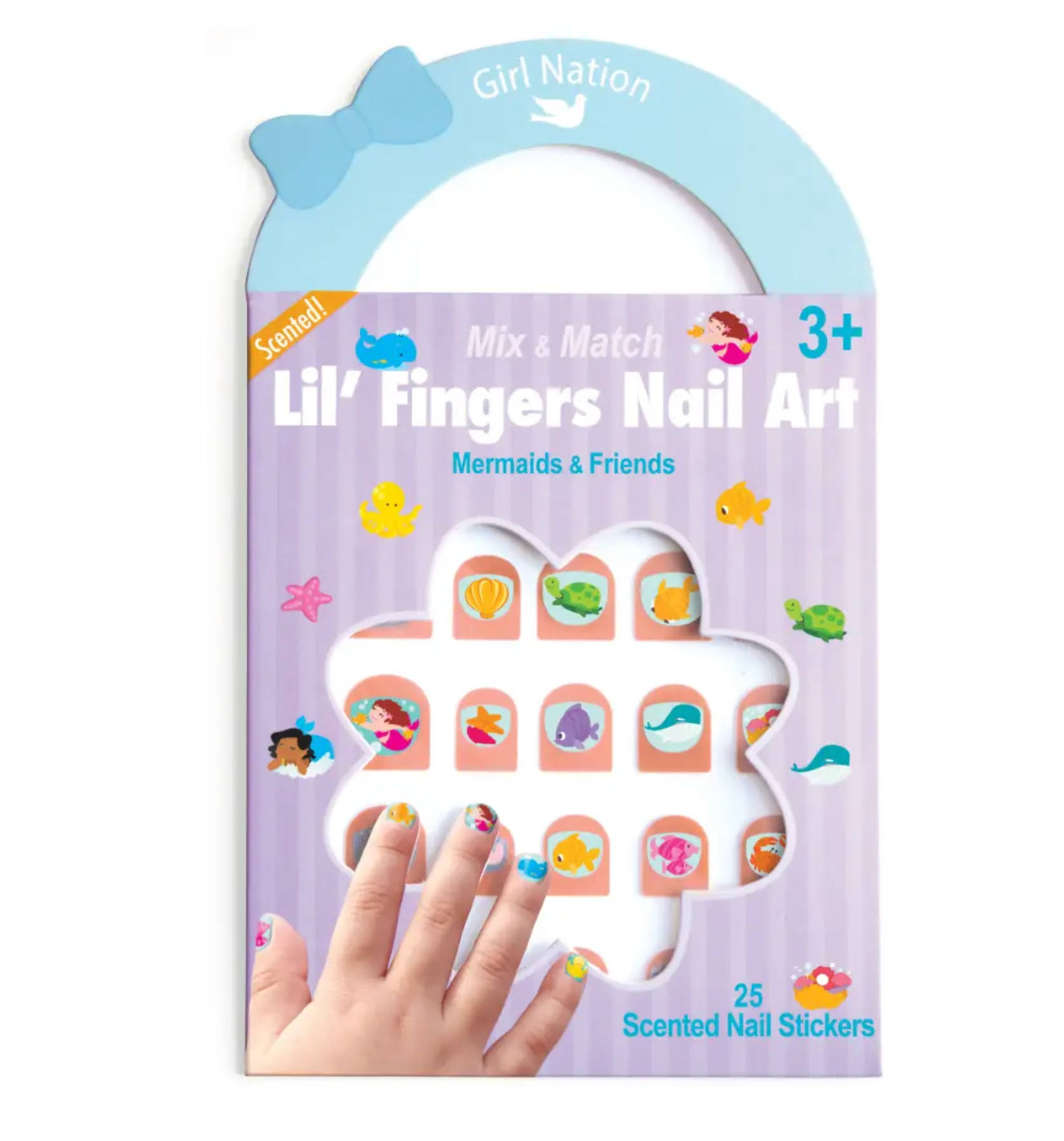 Girl Nation Lil Fingers Nail Art Mermaids & Friends