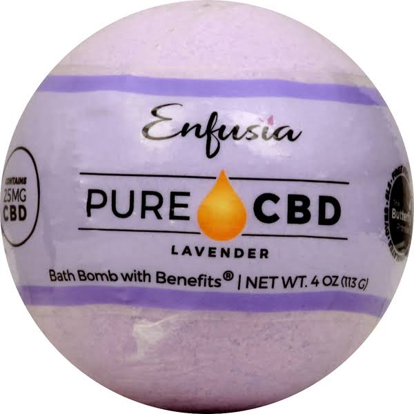 Enfusia Bath Bomb, Lavender - 4 oz